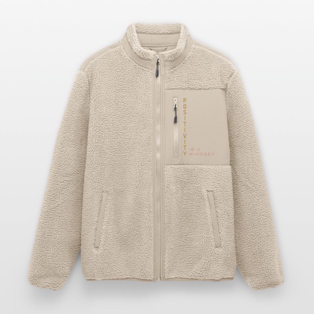 "positivity" Teddyjacke - Beige